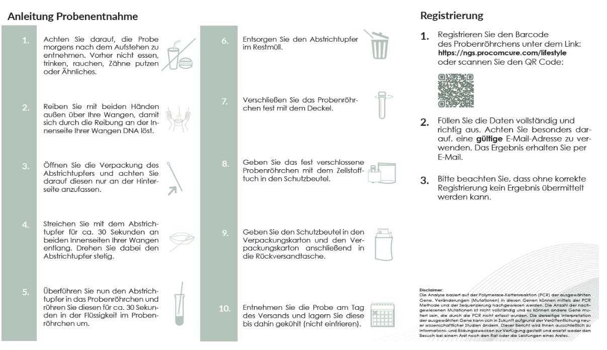 1x 4-fach Testkit für Laktose/Fruktose/Gluten & Histamin Unverträglichkeit | DNA Analyse deiner genetischen Veranlagung